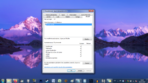 Autorisations partition PC portable