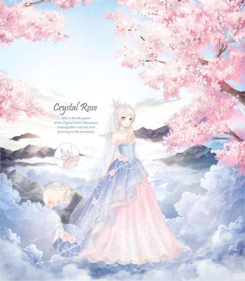 Wedding: pink; blue