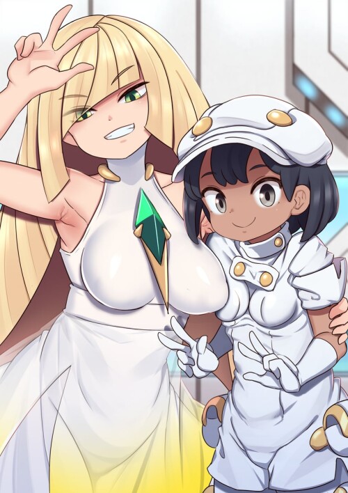  lusamine and aether foundation employee pokemon and 1 more drawn by lemon snail sample ca660b6c39cb