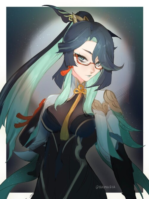  cloud retainer and xianyun genshin impact drawn by naphiria sample 8b4b7a13a1e4a8c33bea941c0e337730