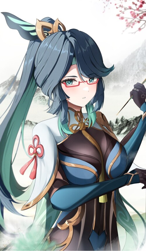  cloud retainer and xianyun genshin impact drawn by yeni1871 237371e324a22fe80060bb7ffa383b38
