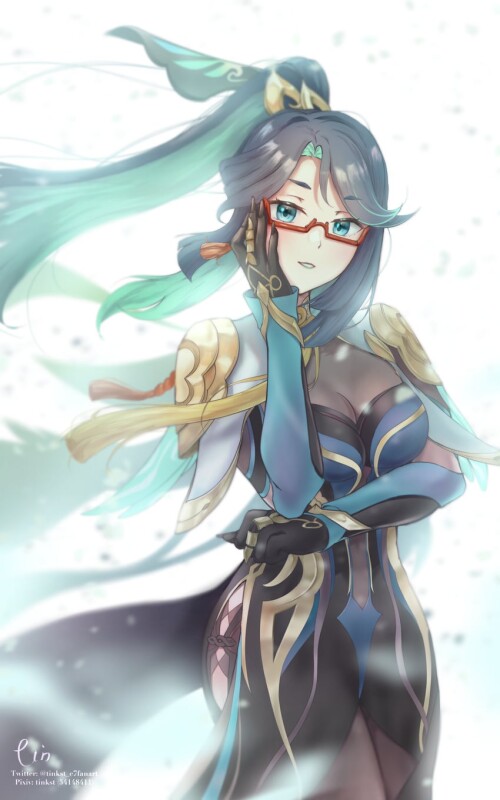  cloud retainer and xianyun genshin impact drawn by tinkst sample ba19c26f59c638adff1a5754c141741a