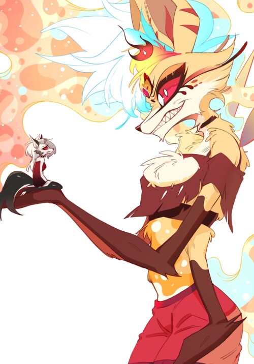  loona and beelzebub helluva boss drawn by re lv2000 sample 384a6c6fd3157f551a13da33f9557b98
