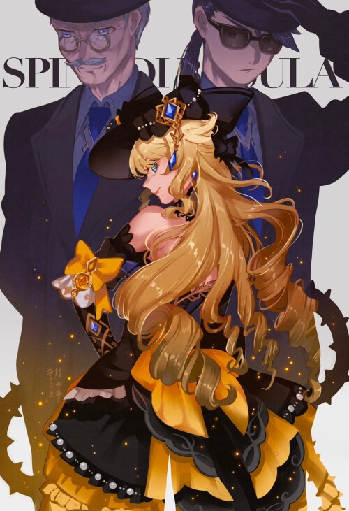  navia silver and melus genshin impact drawn by kippeijii sample 4e9c6a67fca0d842e14ddaa05fce2709
