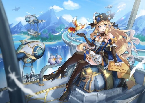  lumine paimon navia silver and melus genshin impact drawn by saylamars sample 0f1818c5212a066f810ae