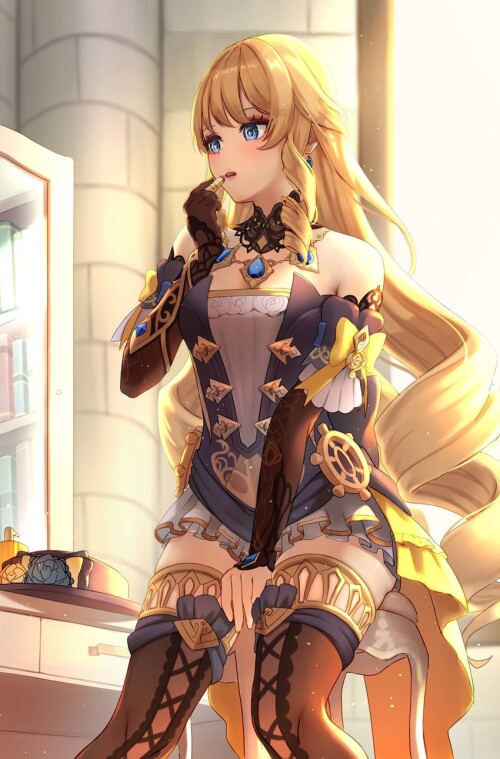  navia genshin impact drawn by murabito b sample 2bcc72bb3fb2b38d6b97ab4c0902fc7b