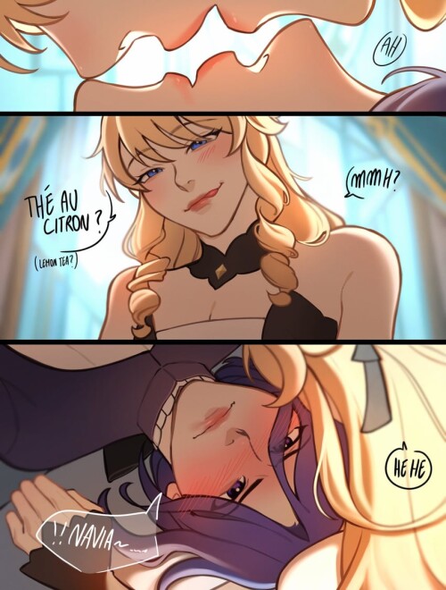  clorinde and navia genshin impact drawn by wiistef sample 327d1dd7b3af31ad727d3e07fb08dd54