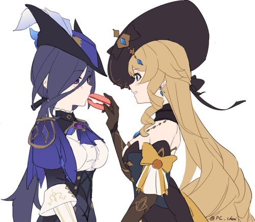  clorinde and navia genshin impact drawn by hetare mizu sample 6cd87230dde029ce2d8fc0fe81e02ab9