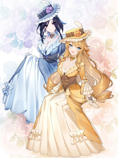  clorinde and navia genshin impact drawn by lllkalllwalll sample fe7cd7201583ecf8cd312314501cbb07