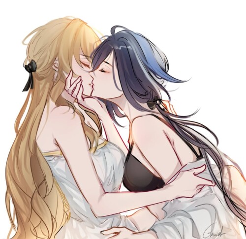  clorinde and navia genshin impact drawn by glaciel sample 161085248f0ae9820e8f042659e890a2