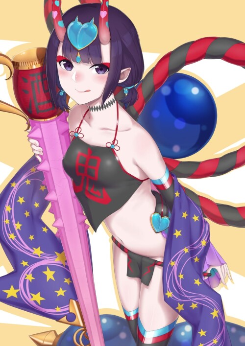  shuten douji and shuten douji fate and 1 more drawn by kirou kiruyuu1210 sample 1ed0a6180f67a6cd4f1