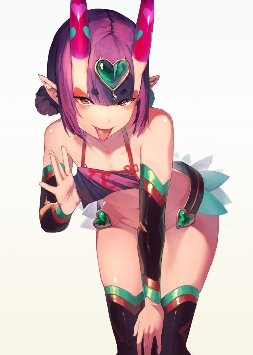  shuten douji and shuten douji fate and 1 more drawn by okoru ringo sample e9b8d04d6e2297652395f6321