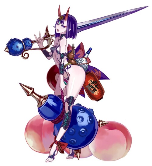  shuten douji fate and 1 more drawn by honjou raita sample d02bd5966bc6ca5663fe33b9e586e44d