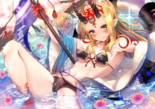  ibaraki douji robin hood ibaraki douji ibaraki douji and robin hood fate and 2 more drawn by matsum