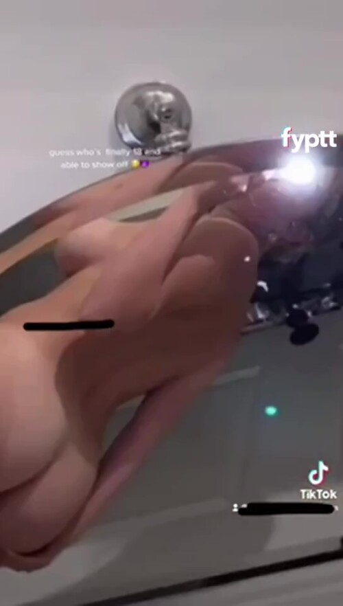 Girl is super excited to show her nude TikTok for the first time 480p v1