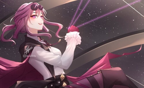  kafka honkai and 1 more drawn by lexeliris sample 8555bc8206456e6d63d91fda8583d374