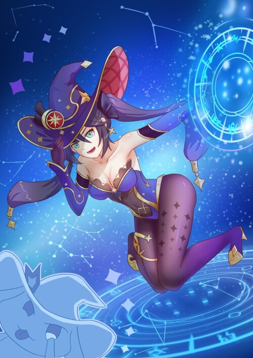  mona genshin impact drawn by uuuuuuuu sample ff0c451b34698856f1ec292c17d18e92