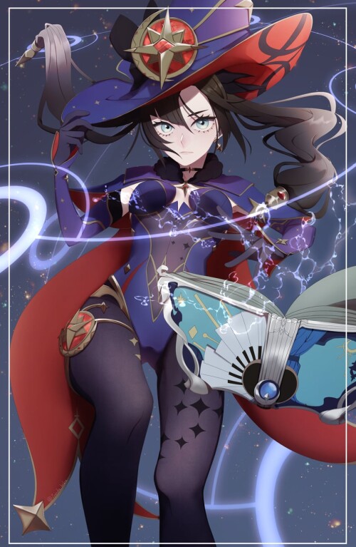  mona genshin impact drawn by zunda kaku sample 6602236a0dfa8fa6be485e824631abf7