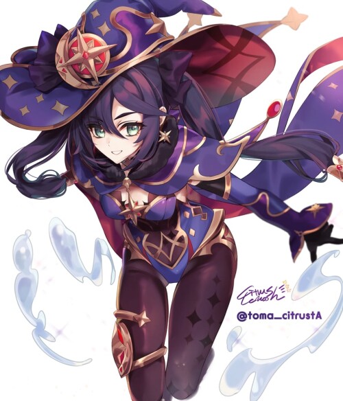  mona genshin impact drawn by toma citrusta sample 00b5856198fc69eaccc5721f3c05d53c