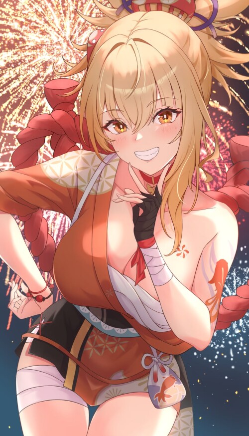  yoimiya genshin impact drawn by vic 1223 sample 058bf2c6c04e917c48b23bfb4ad1e33f