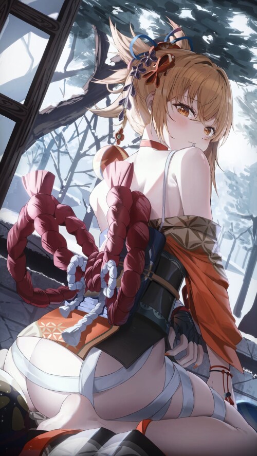  yoimiya genshin impact drawn by k j sample 7174514fdd86e41ed941c1c23dc72140