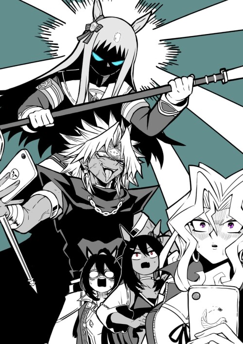  grass wonder el condor pasa hishi amazon kujaku mai and yami marik umamusume and 2 more drawn by pe