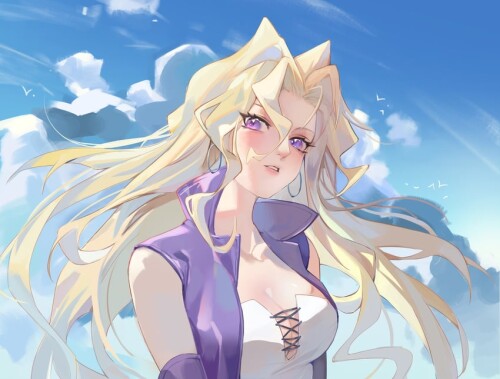  kujaku mai yu gi oh and 1 more drawn by go shika anan sample 4874aa6c46dd2f622e29b3a676ac4e7b