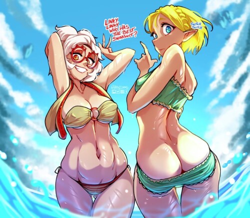  princess zelda and purah the legend of zelda and 1 more drawn by haysey sample da262ad9411aa03d52cc