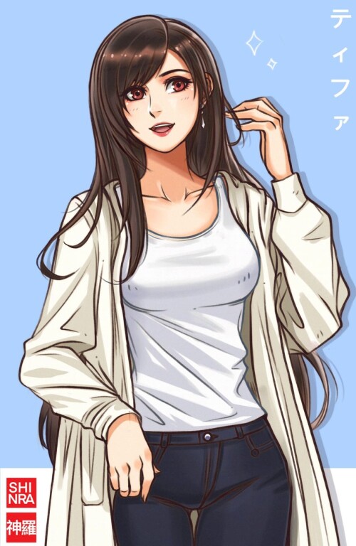  tifa lockhart final fantasy and 2 more drawn by lukrevadraws sample 193f44d4cb57379fde67a856dc1b4c2