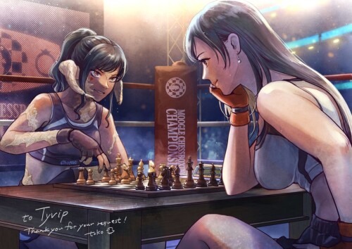  warrior of light and tifa lockhart final fantasy and 2 more drawn by toko tokkotoritori sample 6ed1