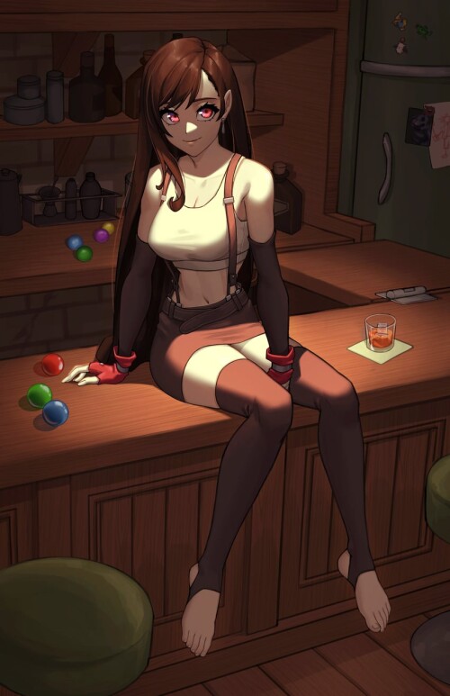  tifa lockhart final fantasy and 2 more drawn by x xith x sample 5a883f397fe0a81d8baaea34fa4e4f82