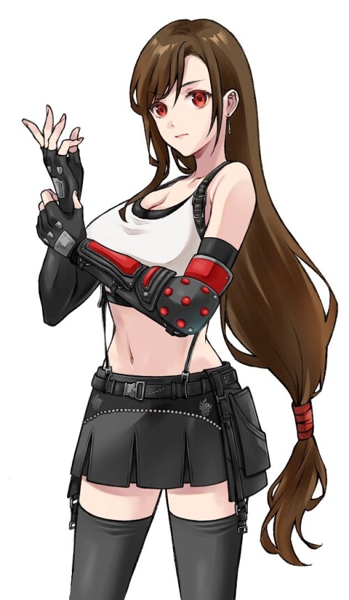  tifa lockhart final fantasy and 2 more drawn by quichi 91 35bb707abf84c381dadacfb14967fef4