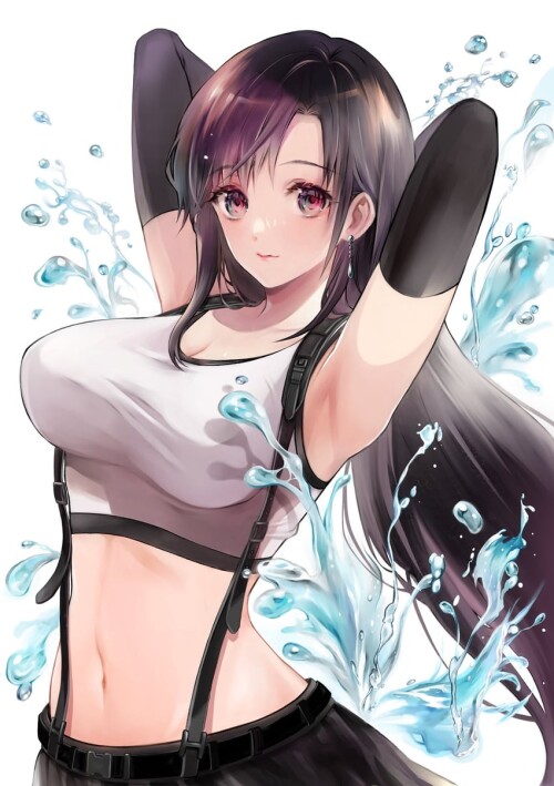  tifa lockhart final fantasy and 2 more drawn by quichi 91 sample c90c5358b54cafe5f30c92283ba93b28