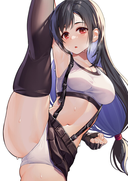  tifa lockhart final fantasy and 2 more drawn by kibanda gohan 4bfe2de254c541030b6ef4dbef2f1e77