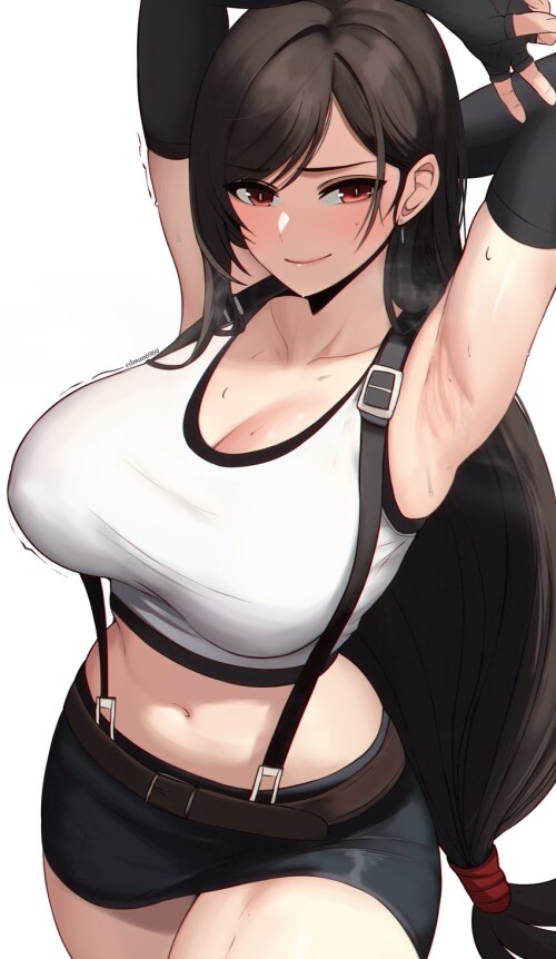  tifa lockhart final fantasy and 1 more drawn by edmun6969 sample 6b5c60562d893b3fd310d122053af8d9