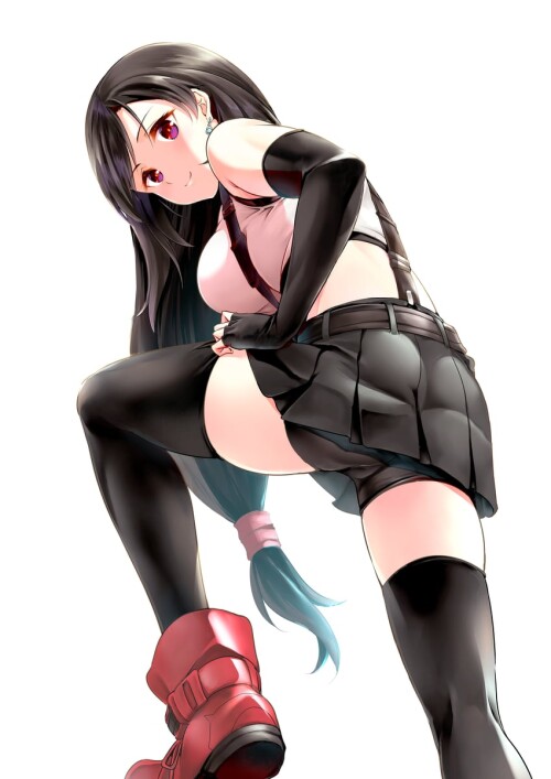  tifa lockhart final fantasy and 2 more drawn by makishima rin sample 7611ade1b3eed2b7d387748f0e2f59