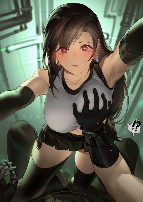  tifa lockhart and cloud strife final fantasy and 2 more drawn by duoj ji sample 5fc2def3f0c0c9b9439