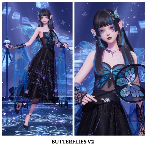 087 - Butterflies V2