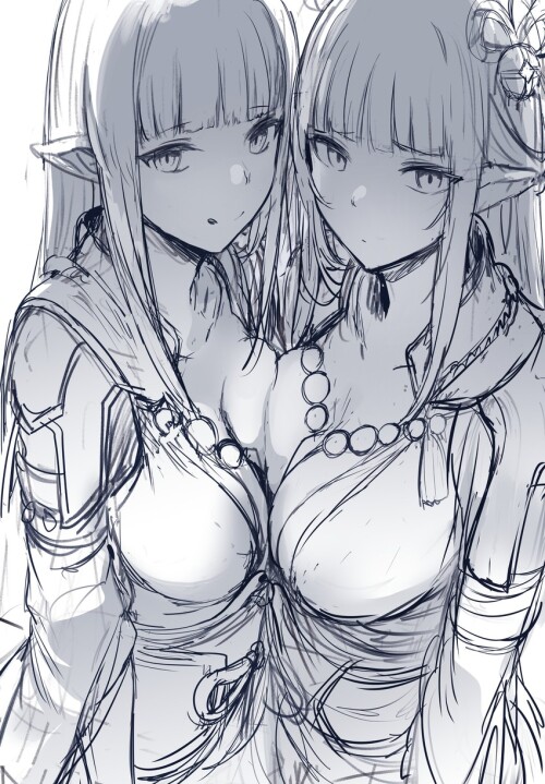  hinoa and minoto monster hunter and 1 more drawn by hews sample 242c1addef4623436d3bfe78c0d909c0