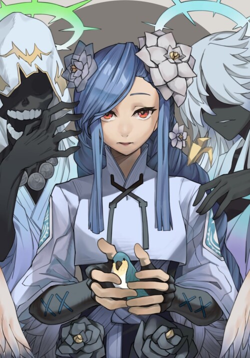  dizzy necro undine and queen dizzy guilty gear and 1 more drawn by onionmay sample 7953270e2a481f3b