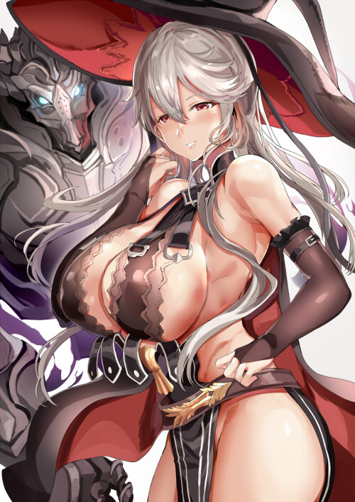  magisa granblue fantasy drawn by himuro shunsuke 184a7d5ef4f9f40d8f05ab428067ec95