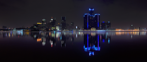 Detroit from Windsor by Colour Steel Sex Appeal (21 9)
