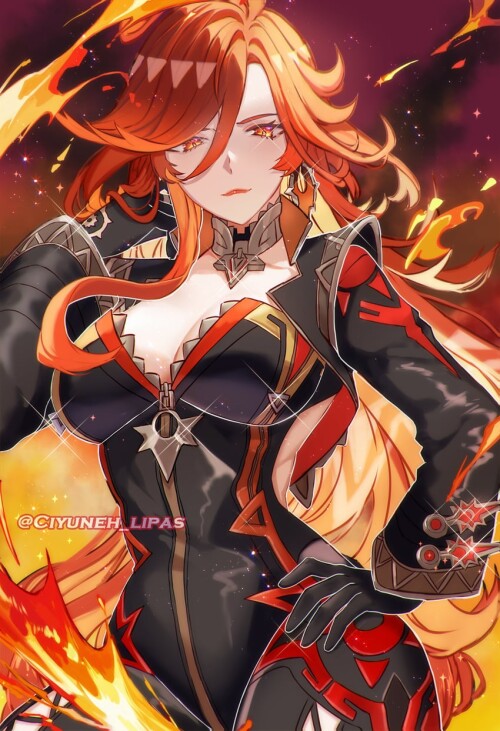  mavuika genshin impact drawn by ciyuneh lipas sample b730d9a92efe2a7a0fd88f485991dfef