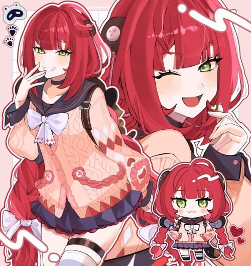  ukinami yuzuha zenless zone zero drawn by ikanoashi53 sample d101d6c9662d05448453bf3ae5a7f2c9
