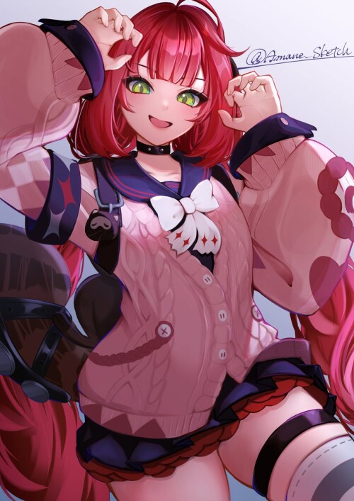  ukinami yuzuha zenless zone zero drawn by amaneiru sample 10892052e1da3ba5e3d0a660d44dca66