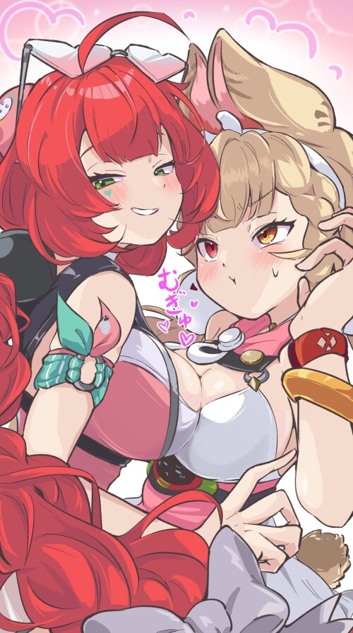  ukinami yuzuha and alice thymefield zenless zone zero drawn by cashew 0 dgren sample 02a15690240915