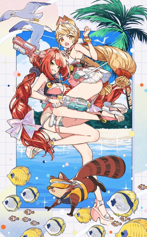  ukinami yuzuha alice thymefield and kama zenless zone zero drawn by keishin sample 61b115fa6f5caf59
