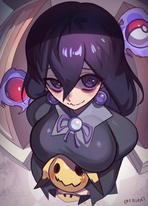  hex maniac and mimikyu pokemon and 1 more drawn by nebura neburaart sample be8950d3db86474486e29783