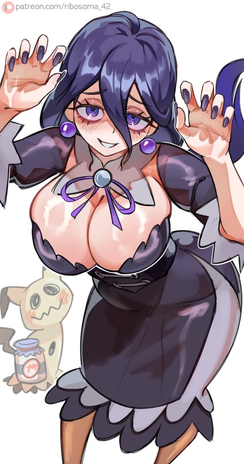  hex maniac and mimikyu pokemon and 1 more drawn by ribosoma 42 sample 2efea248e583d6356edd73c65932d