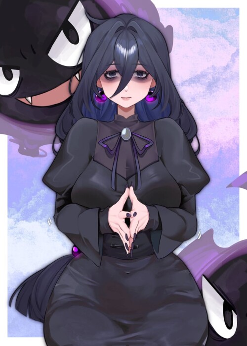  hex maniac and gastly pokemon and 1 more drawn by octoboo sample ea4cb74c9f6afdb6849e63e55cdecffd
